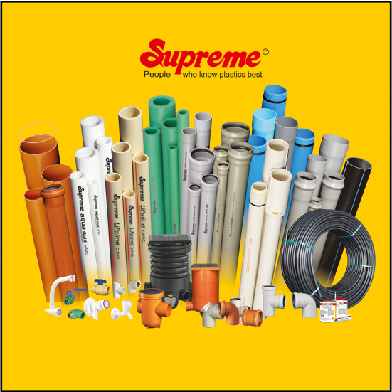 Supreme Lifeline CPVC 1/2'' Supreme CPVC Pipes at Rs 115/piece in Pune |  ID: 20435885991